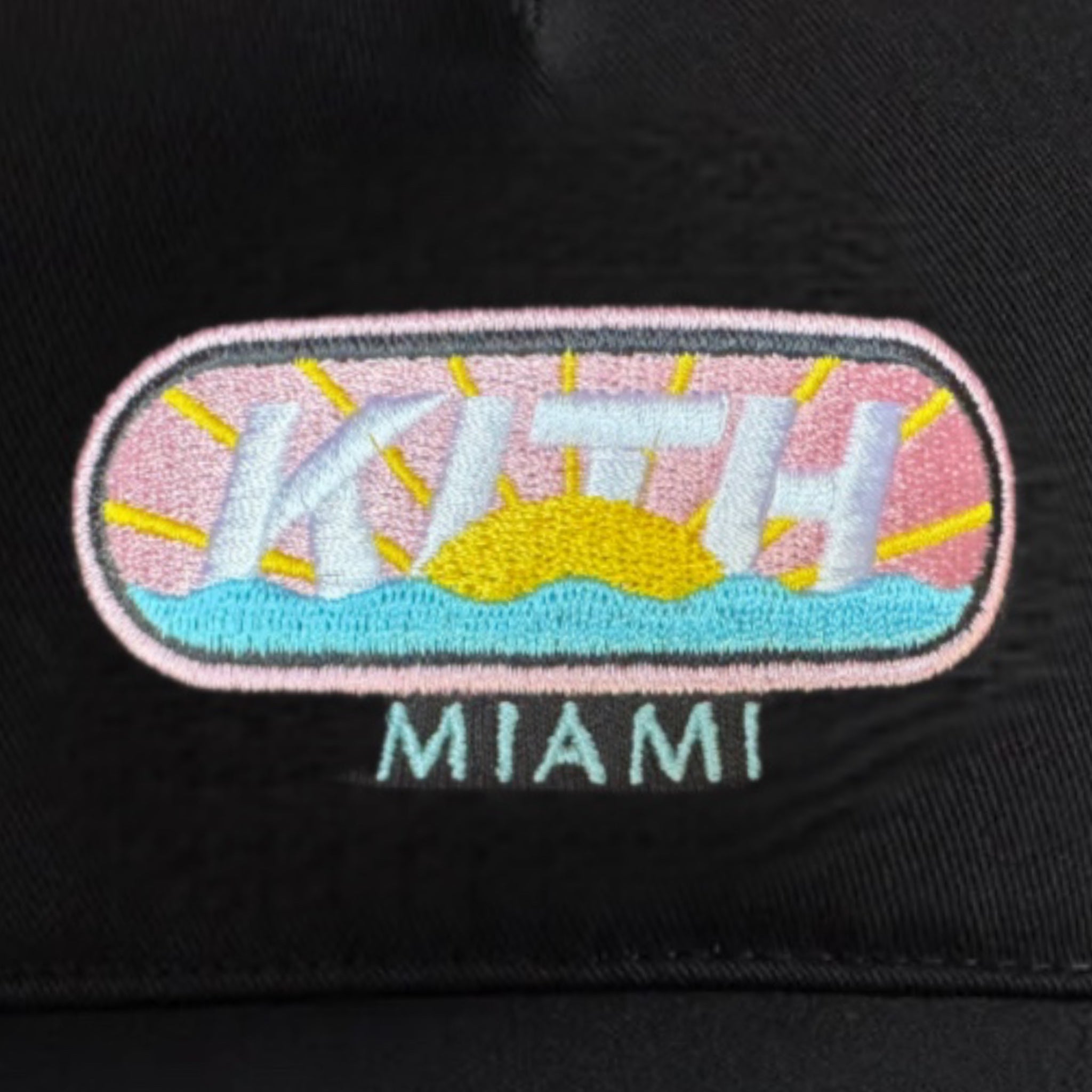 Kith Miami Logo Nolan Trucker Hat | Store Exclusive