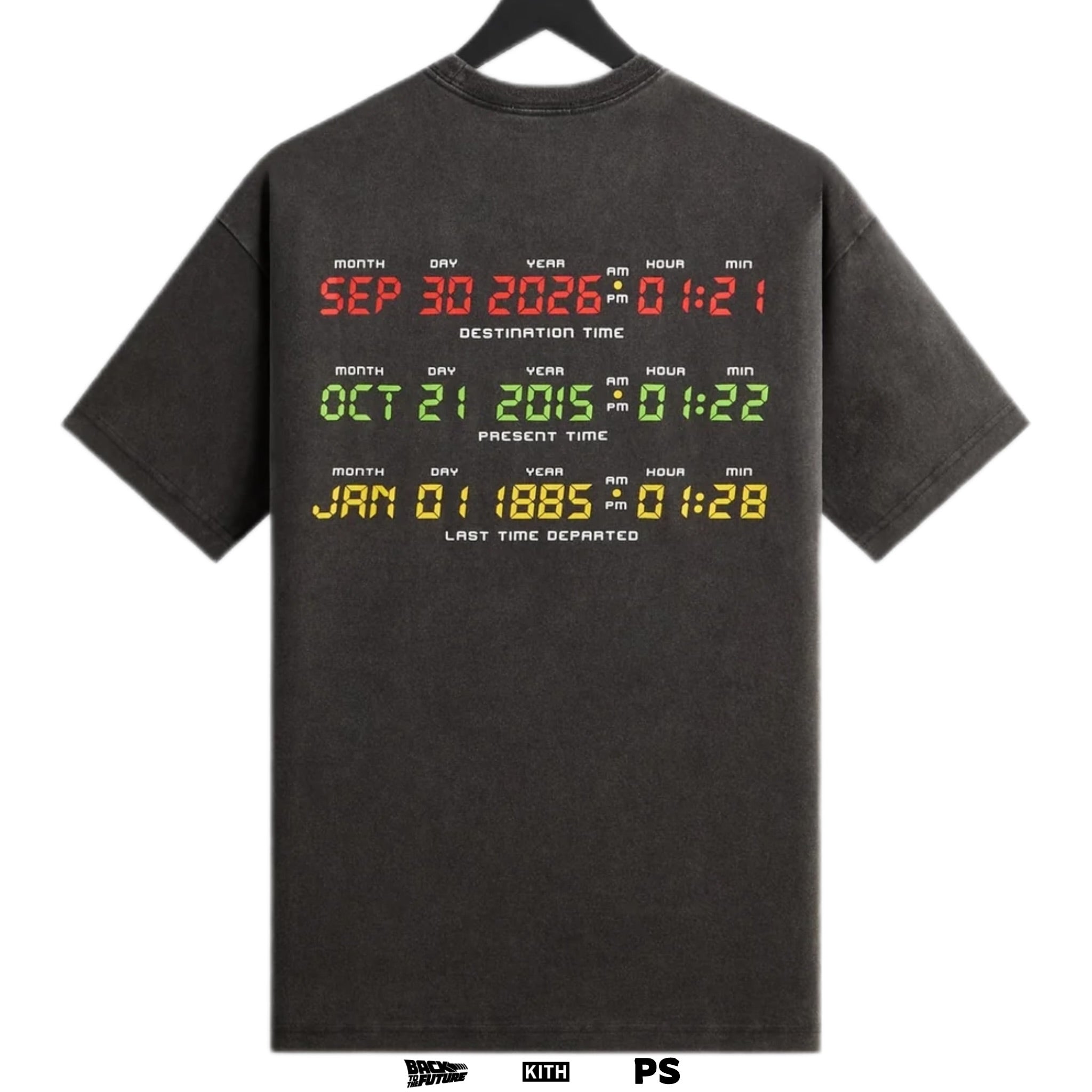 Kith for Back to the Future DeLorean Vintage Tee