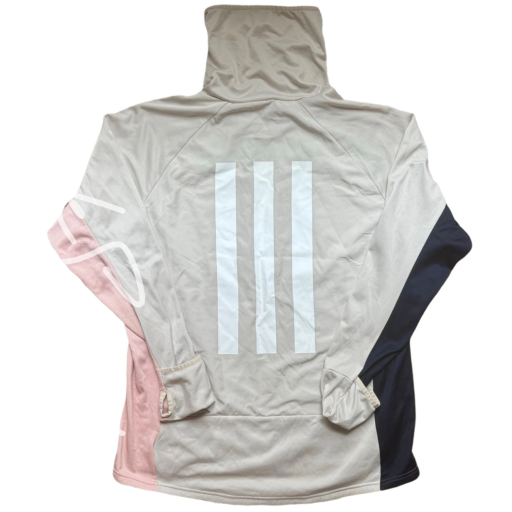 Kith Adidas Miami FC Flamingos Soccer Funnel Neck Pullover Sandrift 2017 (USED)