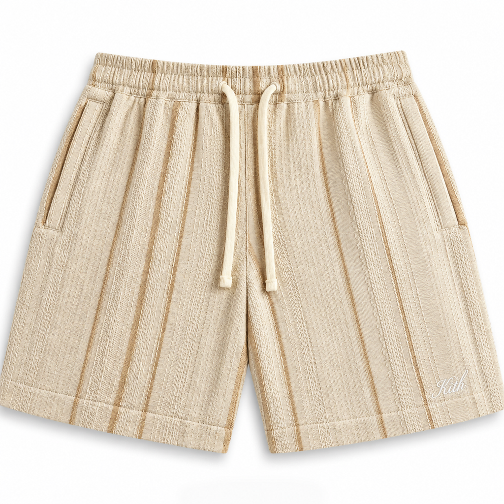 Kith Multi Stitch Hardaway Short Sandrift 2023