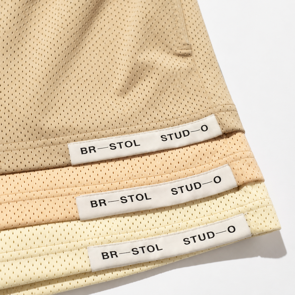 Bristol Studio Triple Hem Shorts Camel Sand Cream 2022 (USED)