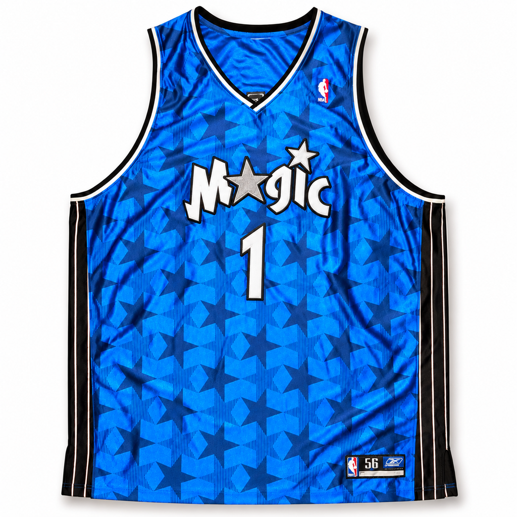 Reebok Orlando Magic Tracy McGrady Authentic Vintage Jersey Blue 2003 (USED)
