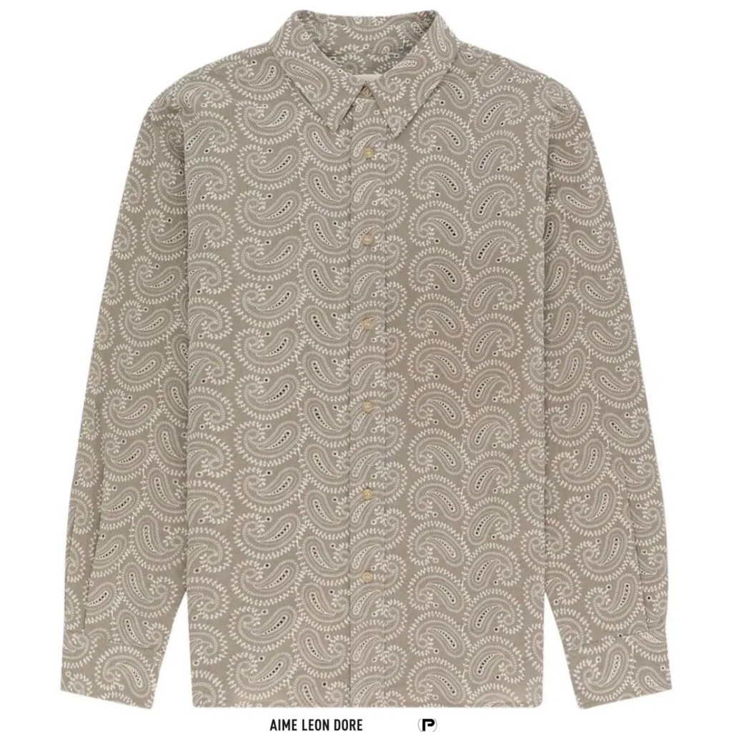 Aimé Leon Dore Paisley Embroidered Button Down 2024