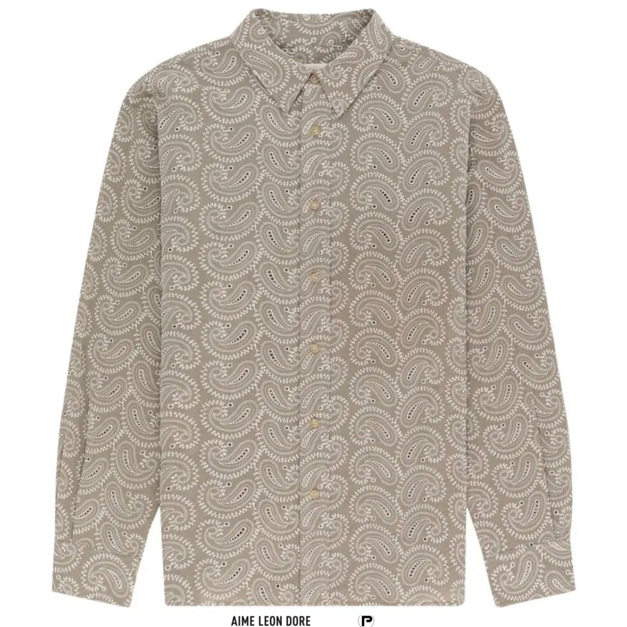 Aimé Leon Dore Paisley Embroidered Button Down 2024