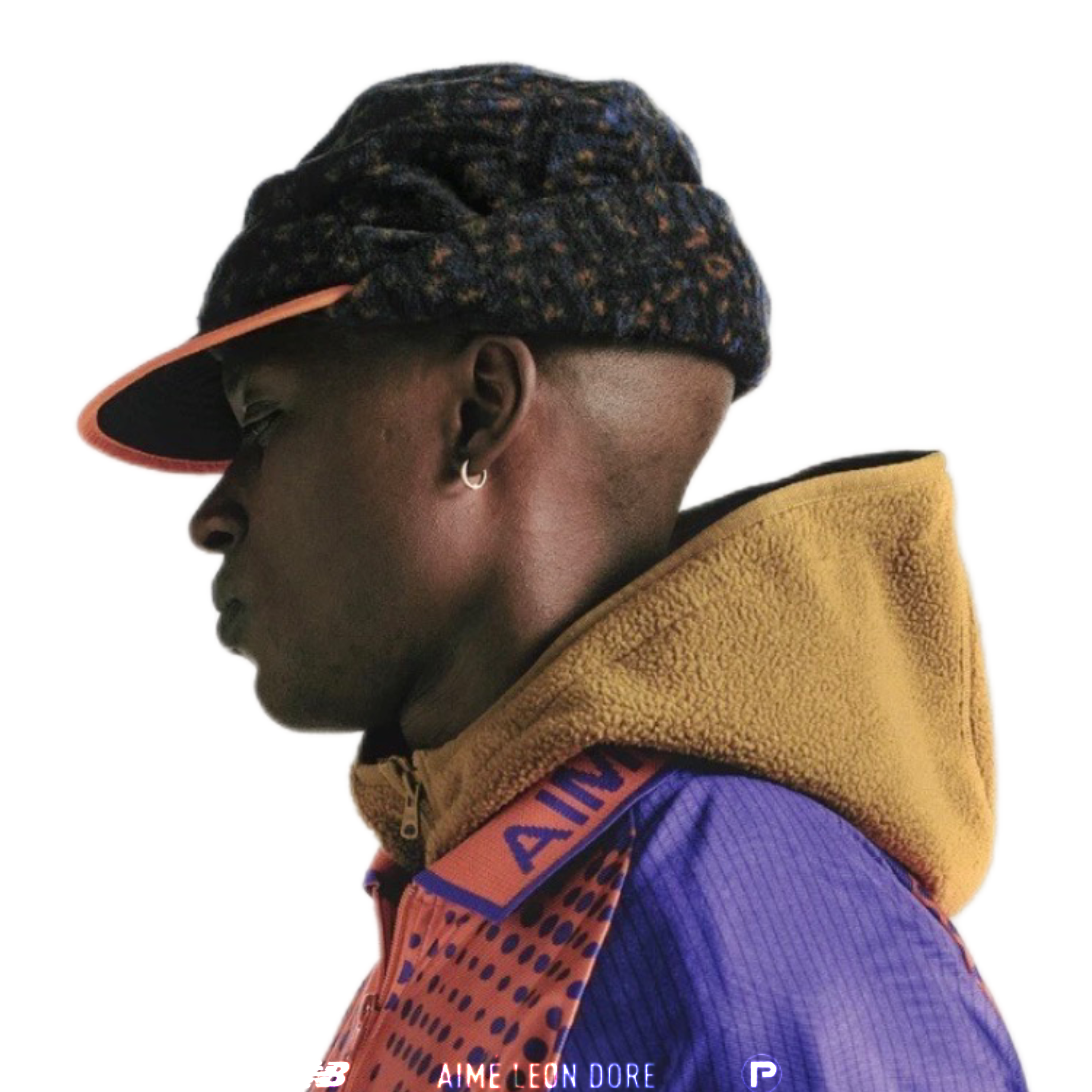 Aime Leon Dore New Balance Rainier Printed Fleece Ear Flap Cap