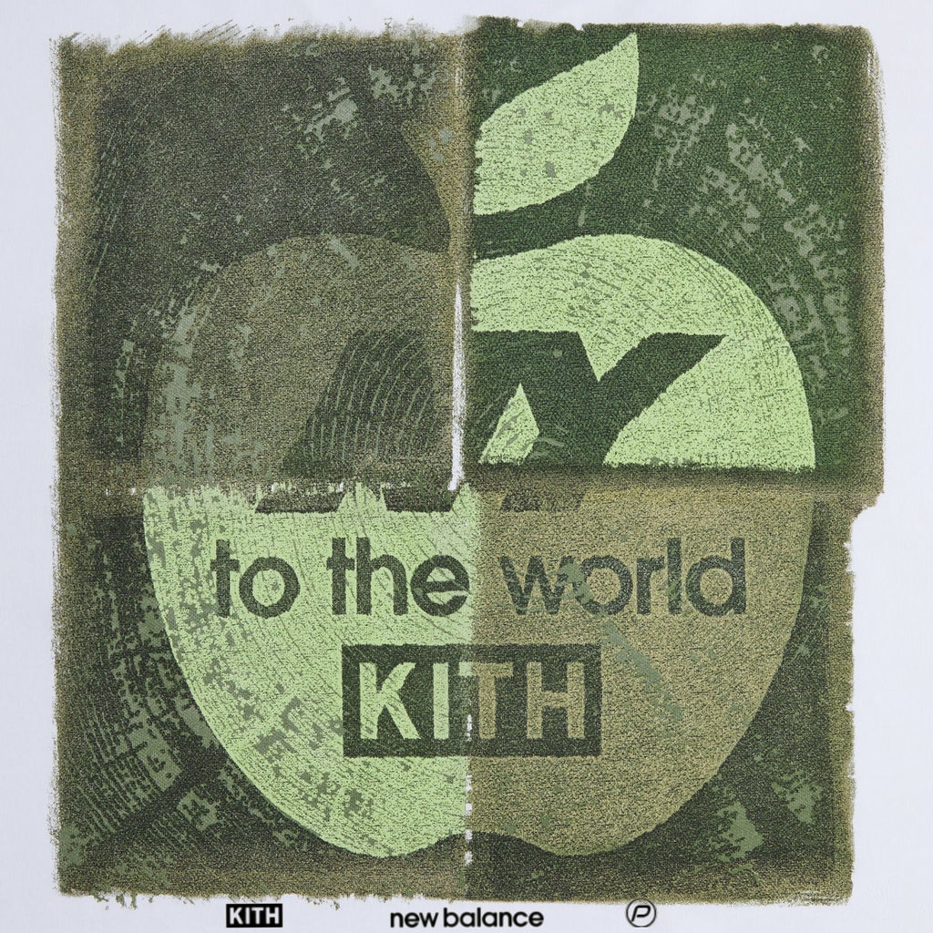 Kith & New Balance NY Woodblock Long Sleeve Pocket Tee