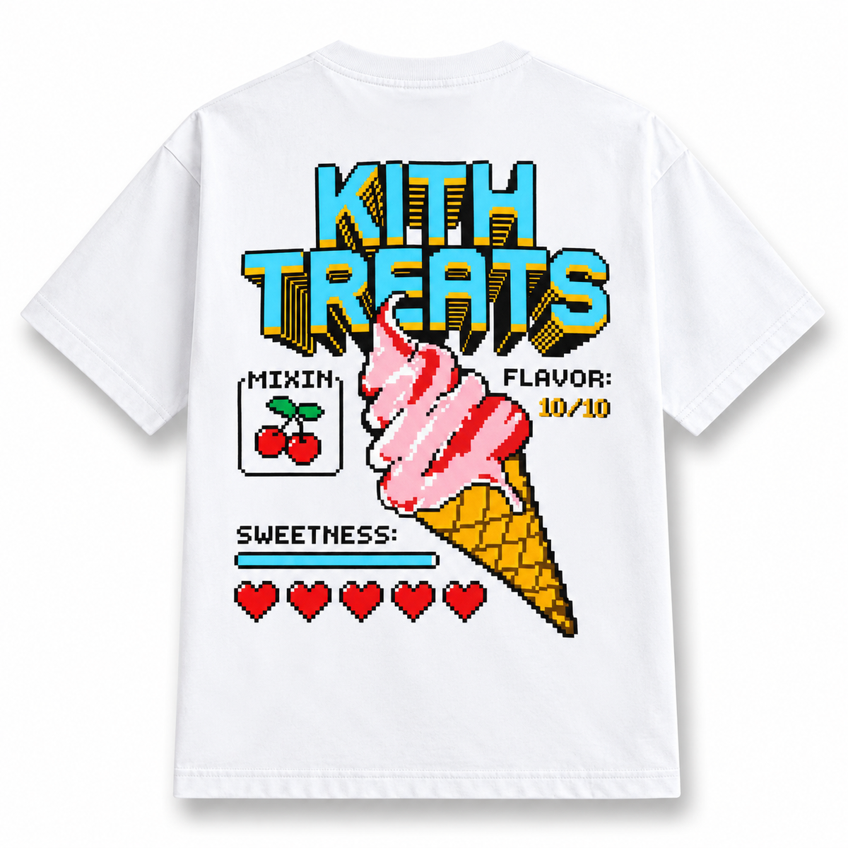 Kith Treats Cherry Arcade Tee White 2025