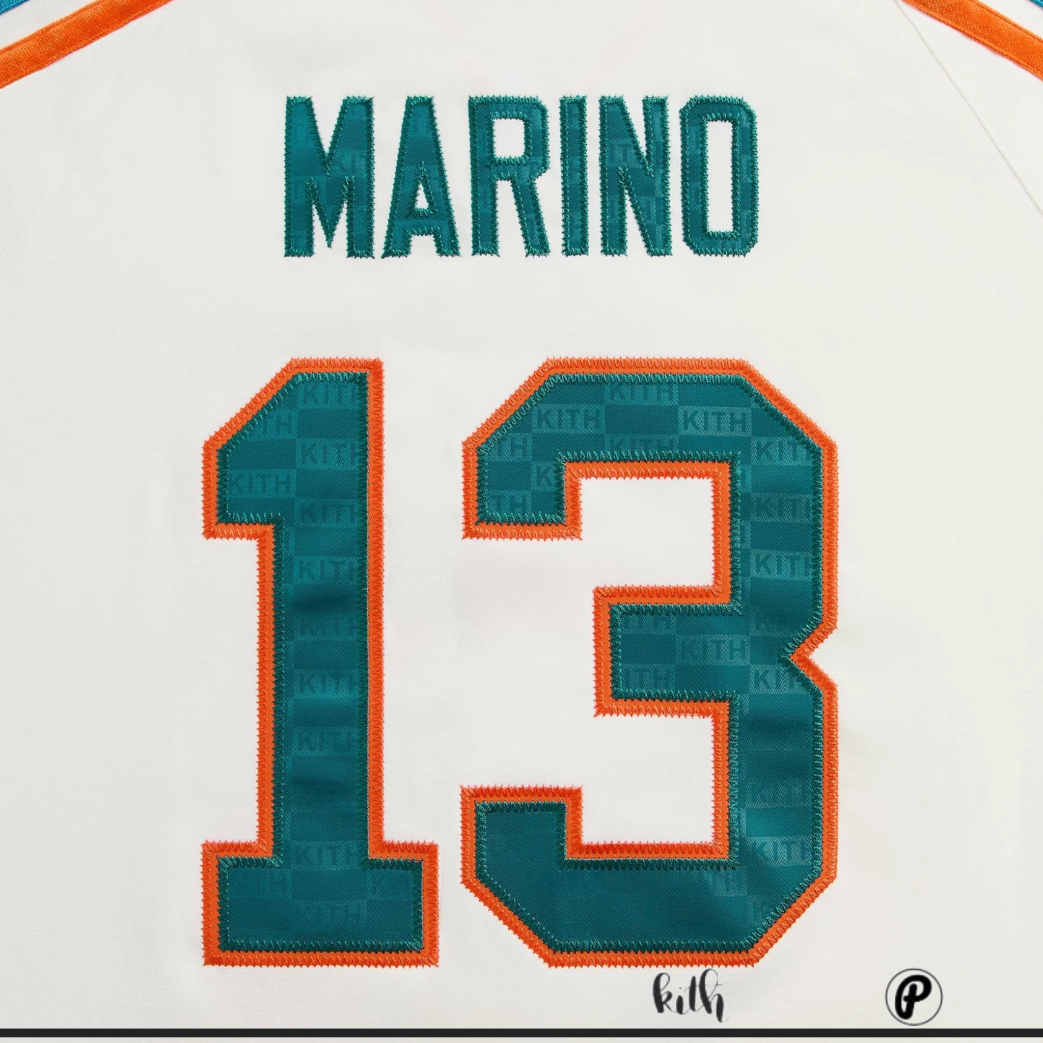 Kith & the NFL for the Miami Dolphins Marino Leon Shirt White 2026