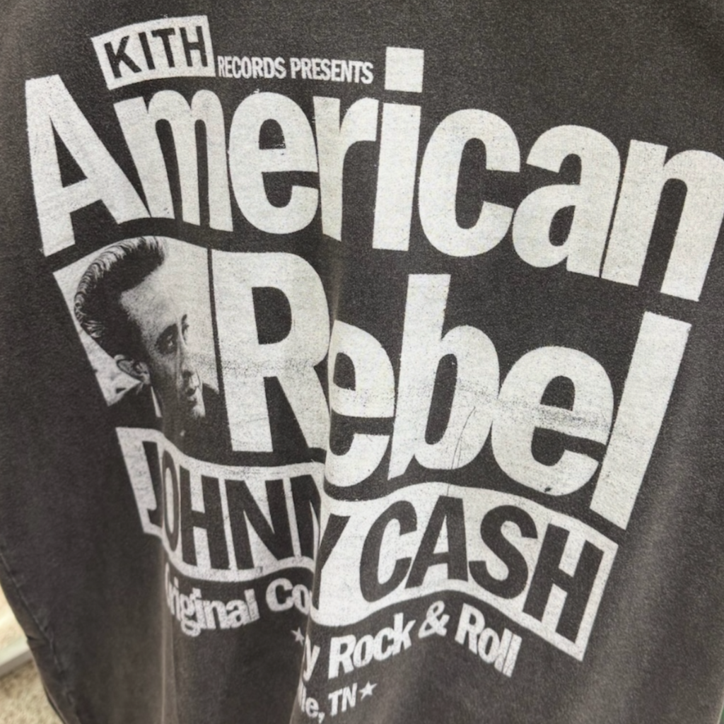 Kith Records for Johnny Cash American Rebel Vintage Tee | Store Exclusive