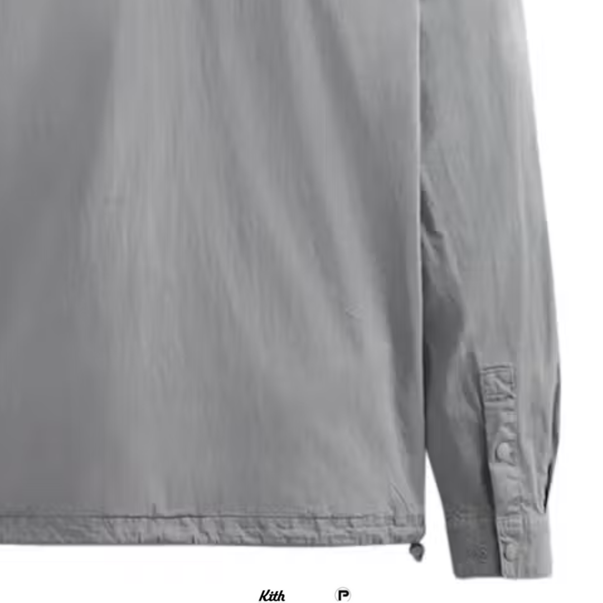 Kith Washed Cotton Adler Hooded Pullover Light Indigo 2022 (USED)