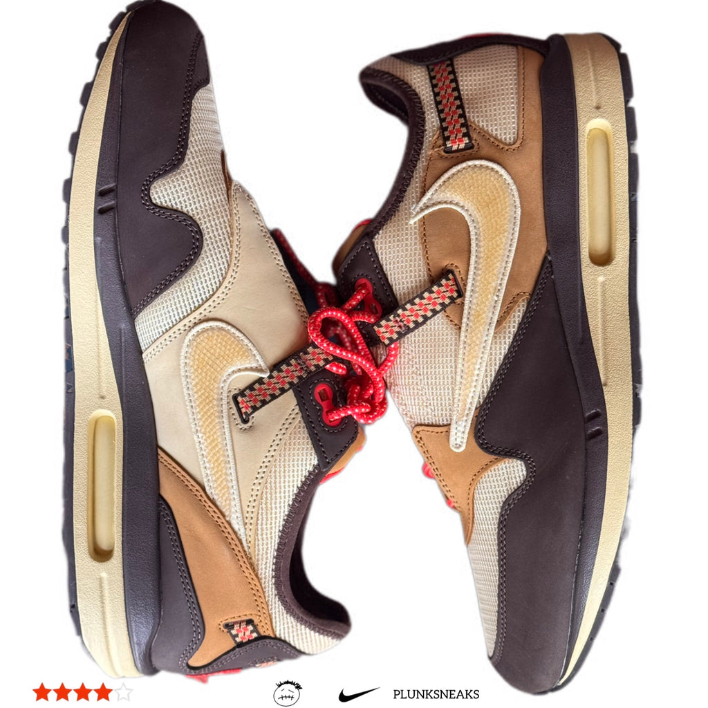 Travis Scott Nike Air Max 1 Baroque Brown 2022 (USED)