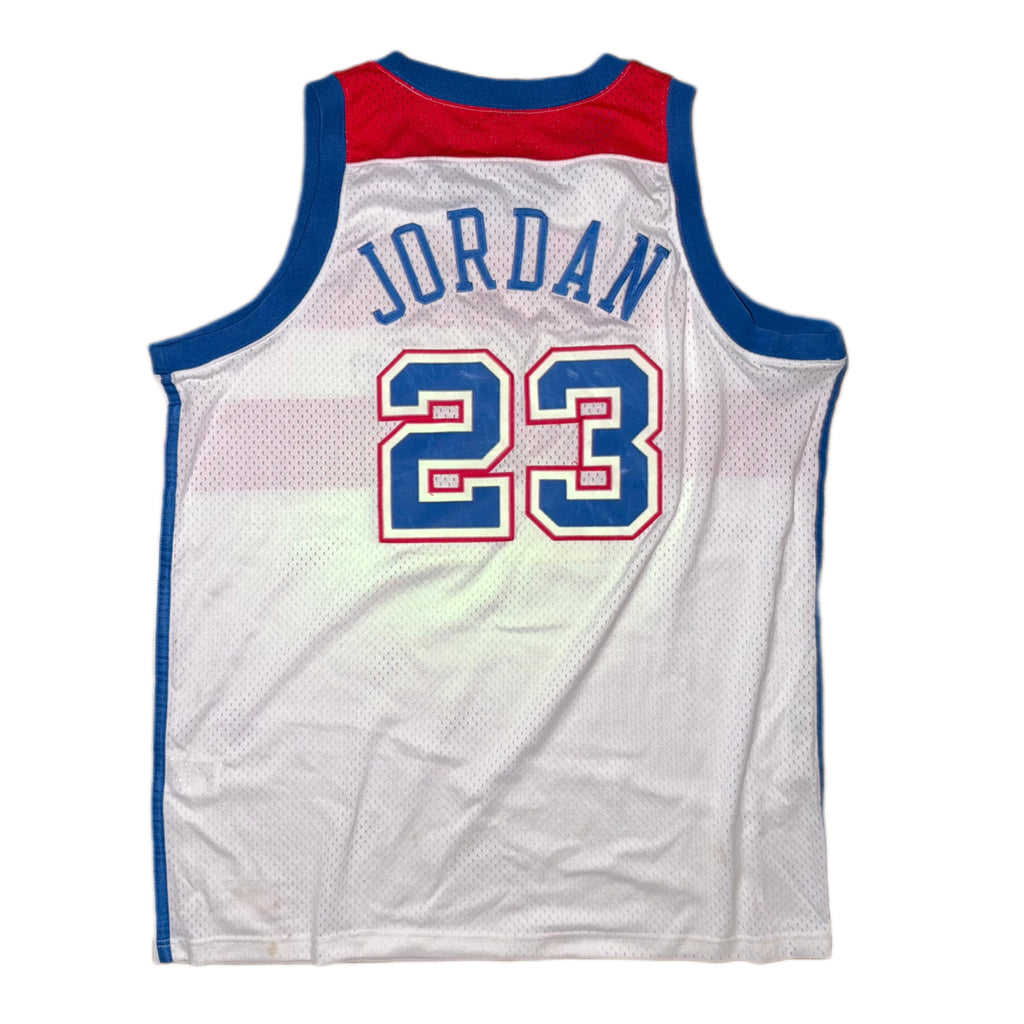 Nike Washington Bullets Micheal Jordan Swingman Vintage Jersey White 2002 (USED)