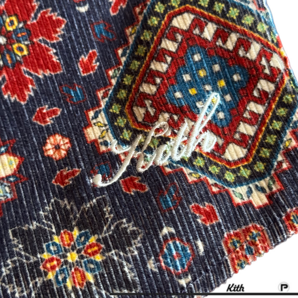 Kith Printed Wide Wale Cord Apollo Shirt 2023 (USED)