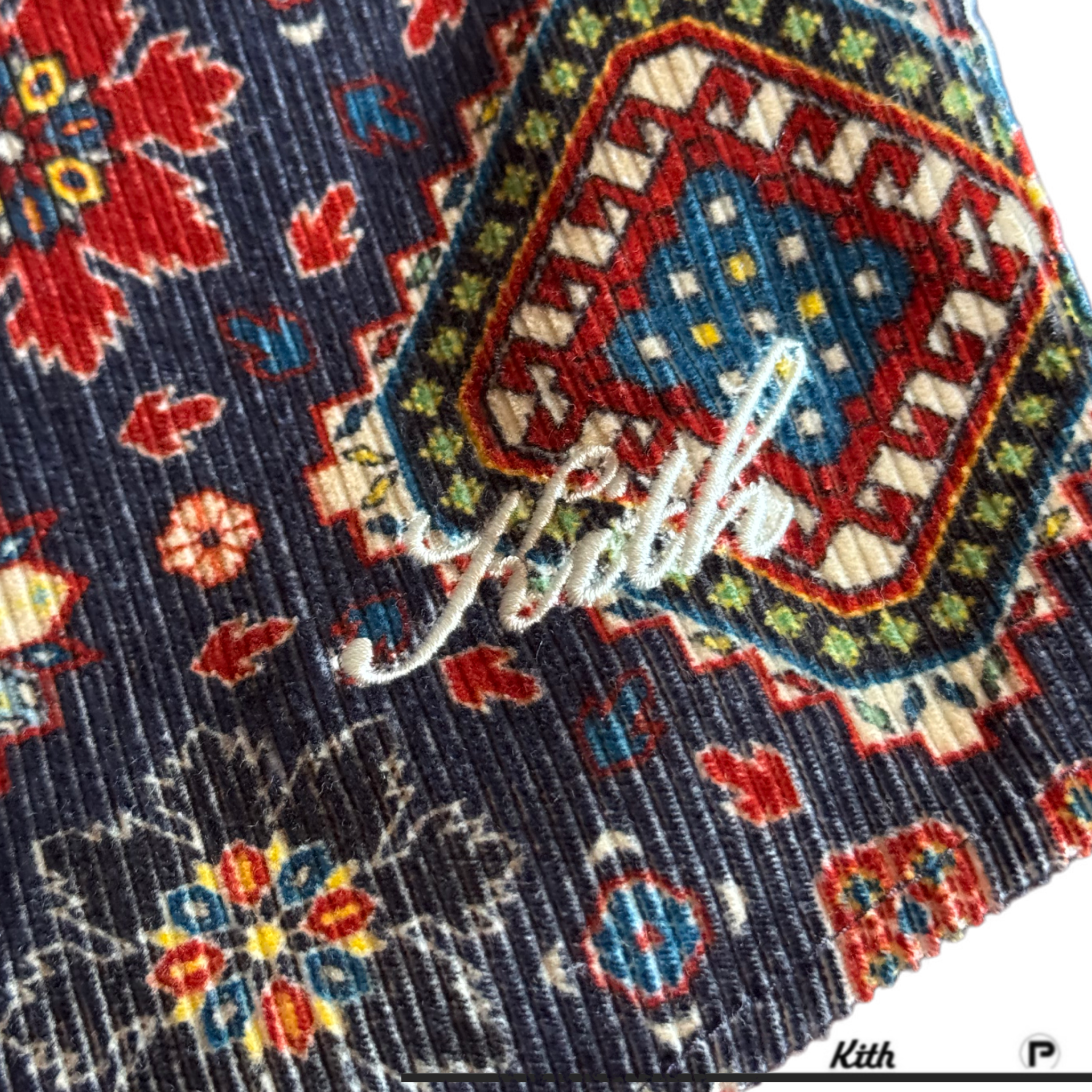 Kith Printed Wide Wale Cord Apollo Shirt 2023 (USED)
