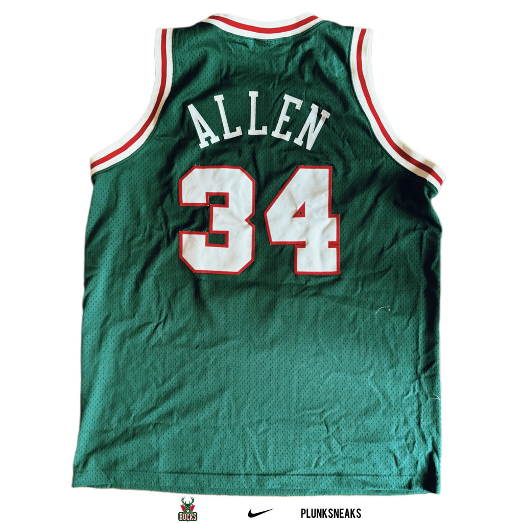 Nike Swingman Milwaukee Bucks Ray Allen Throwback Jersey 2022 (USED)