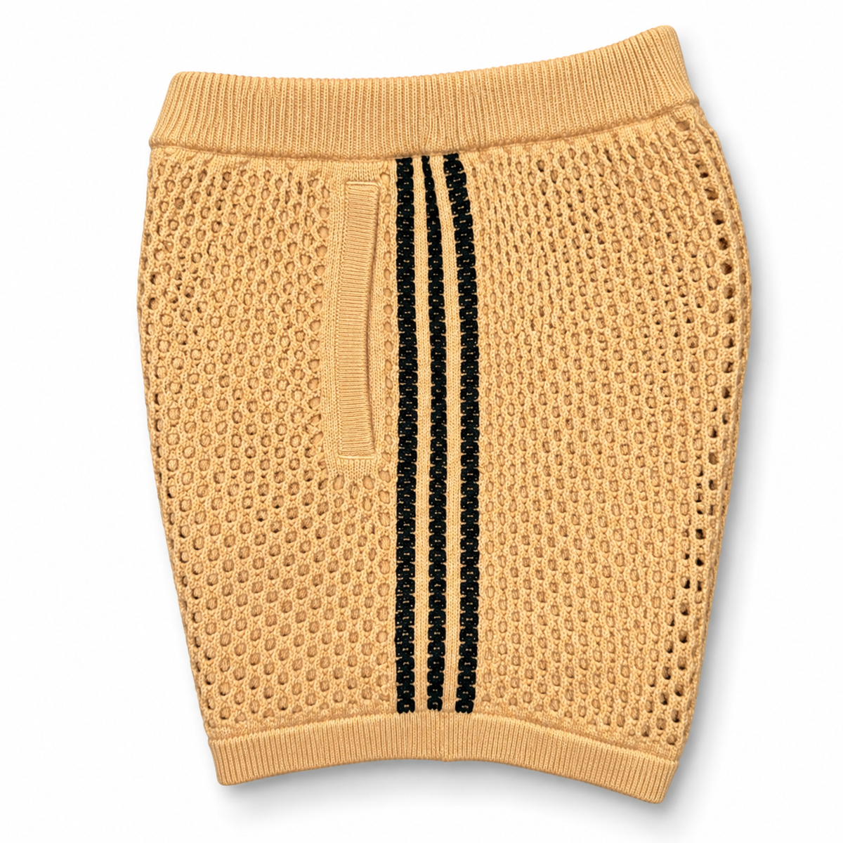 adidas Originals x CLOT Edison Chen Crochet Shorts Beige Black 2024