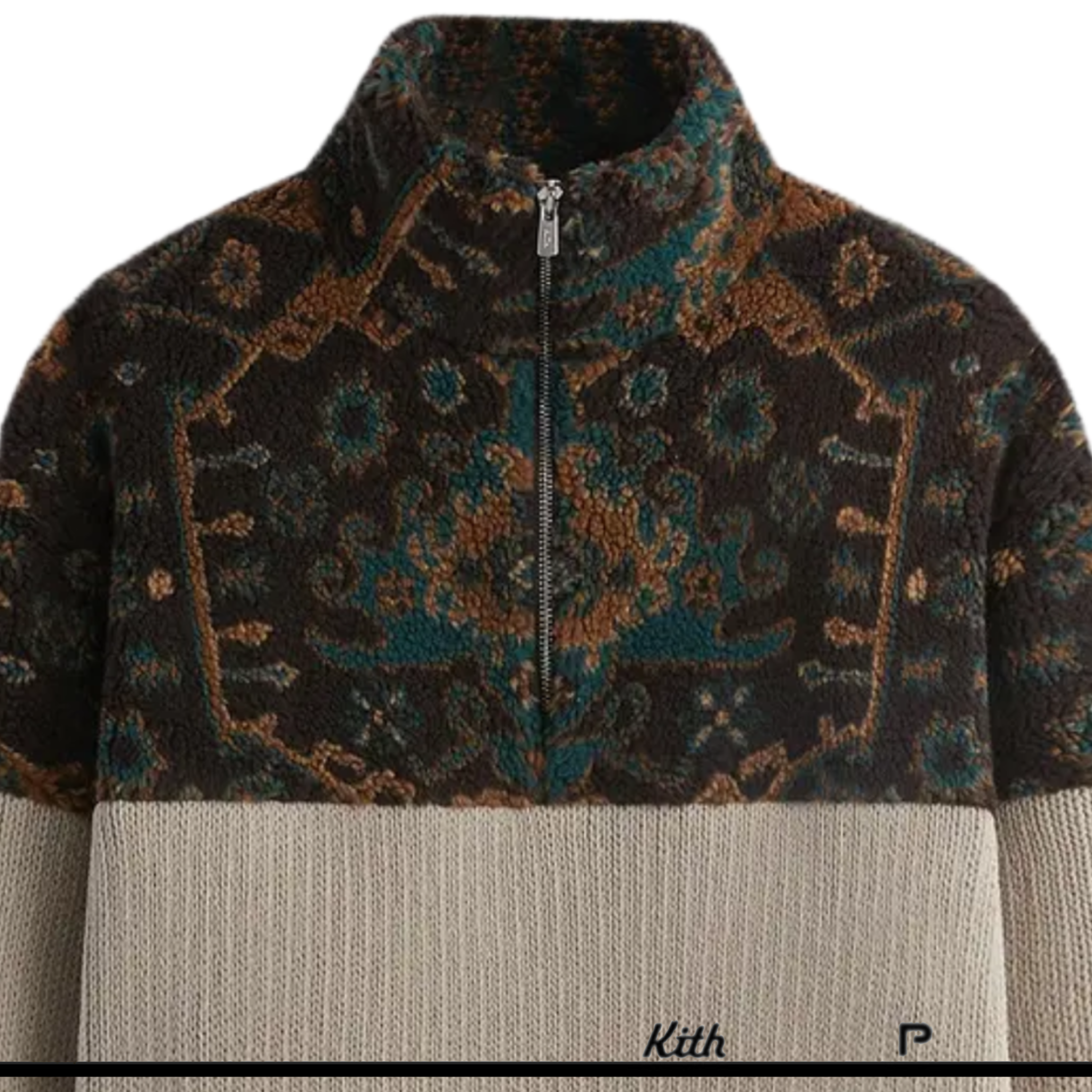 Kith Sebastian Quarter Zip Sweater Sandy Heather 2023 (New-)