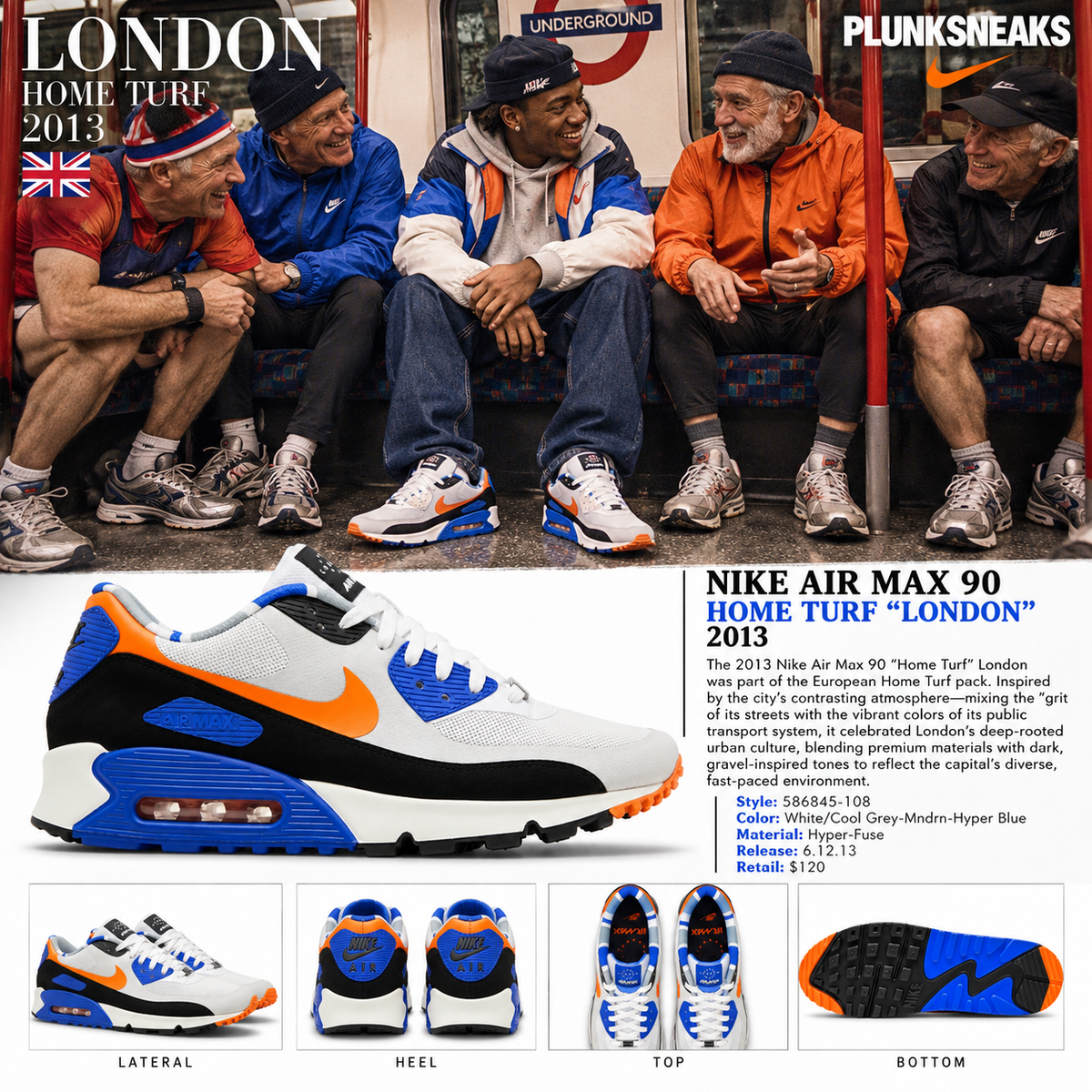 Nike Air Max 90 QS Home Turf London 2013 (USED)