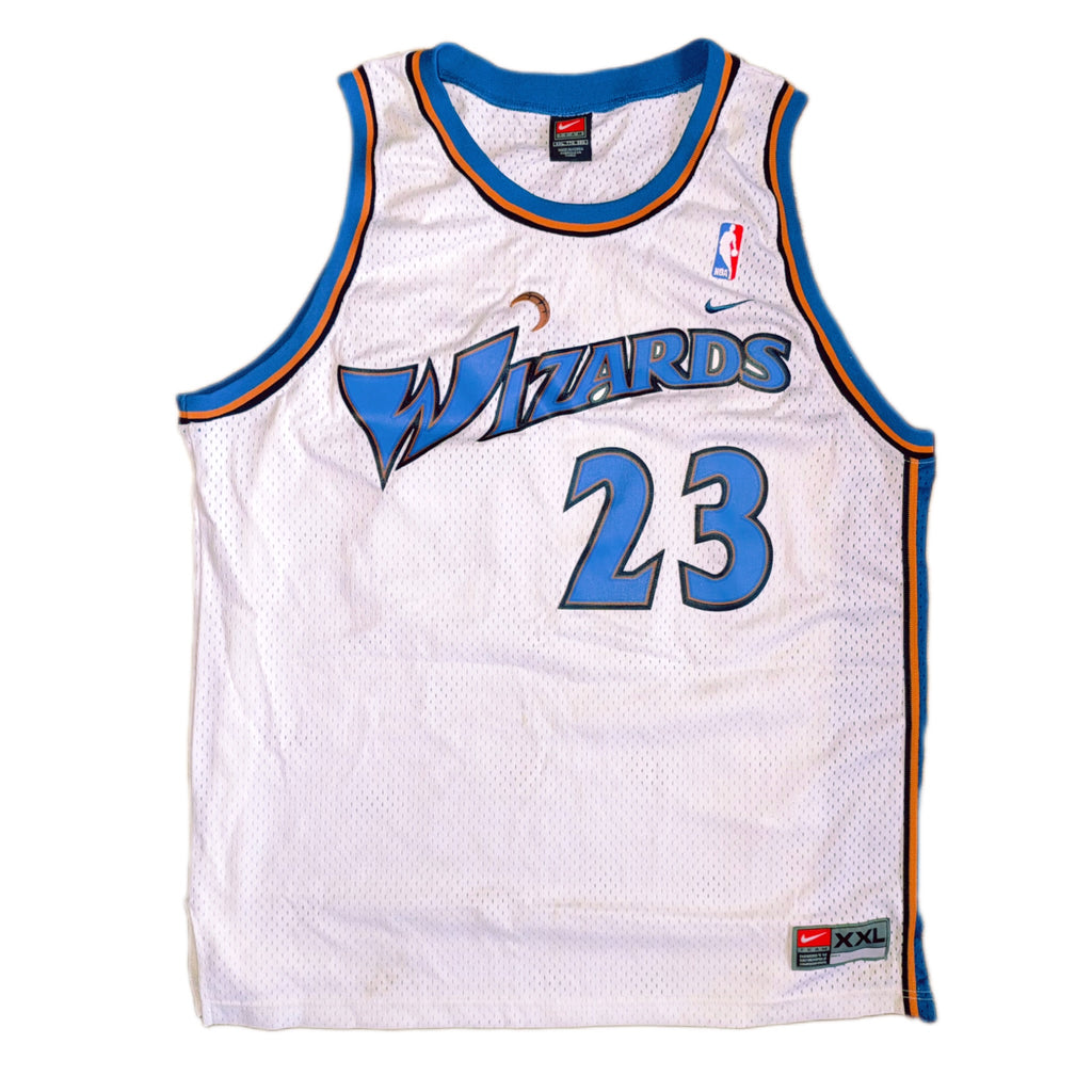 Nike Washington Wizards Micheal Jordan Swingman Vintage Jersey White 2002 (USED)