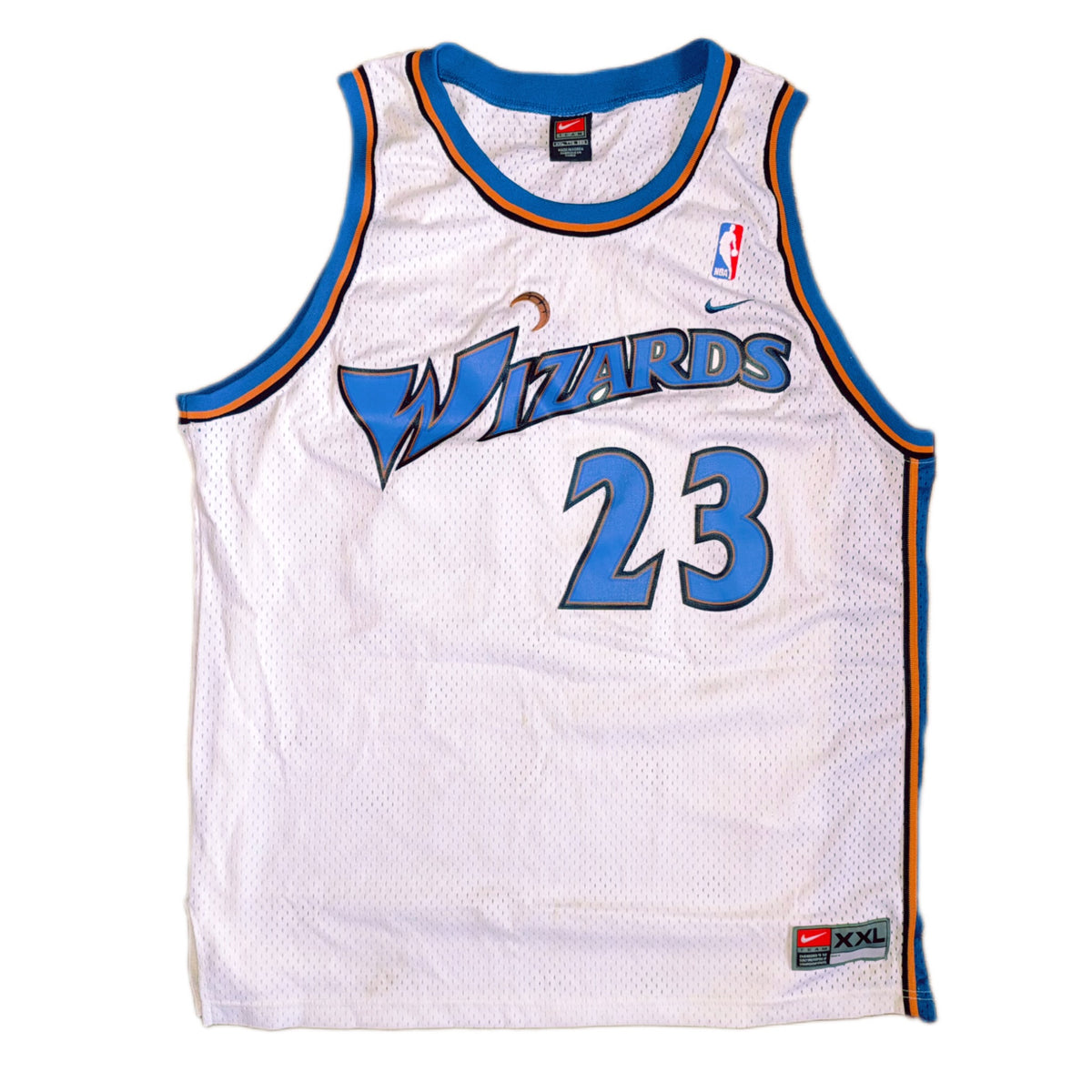 Nike Washington Wizards Micheal Jordan Swingman Vintage Jersey White 2002 (USED)