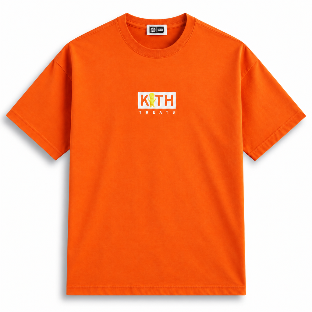 Kith Treats Sour Patch Kids Classic Box Logo Tee Volcano 2024