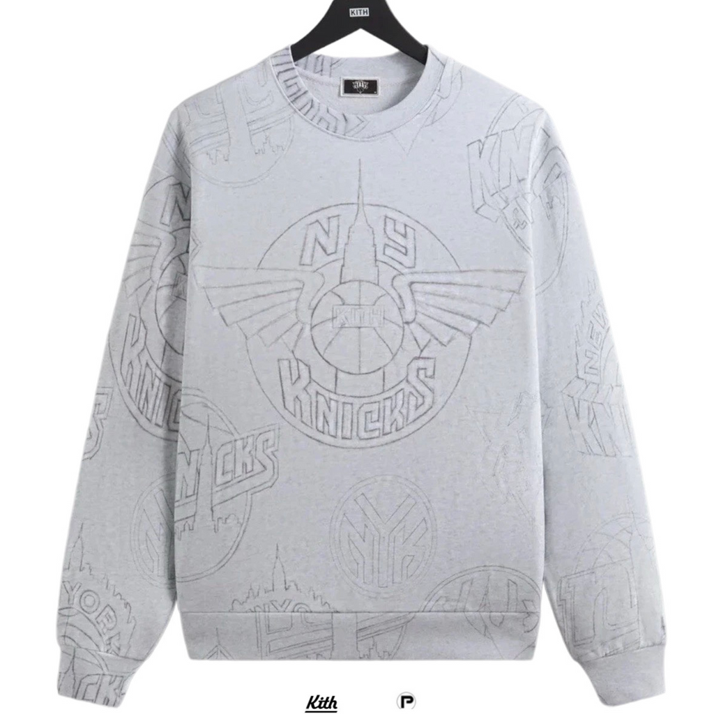 Kith for the New York Knicks Sketched Nelson Crewneck 2024