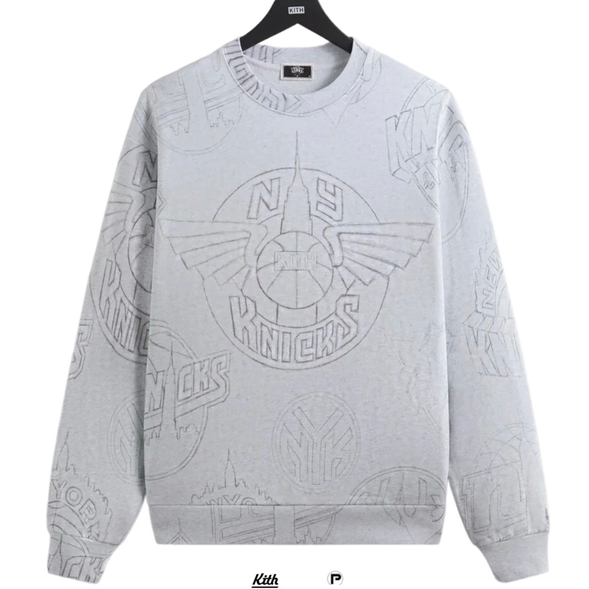 Kith for the New York Knicks Sketched Nelson Crewneck 2024