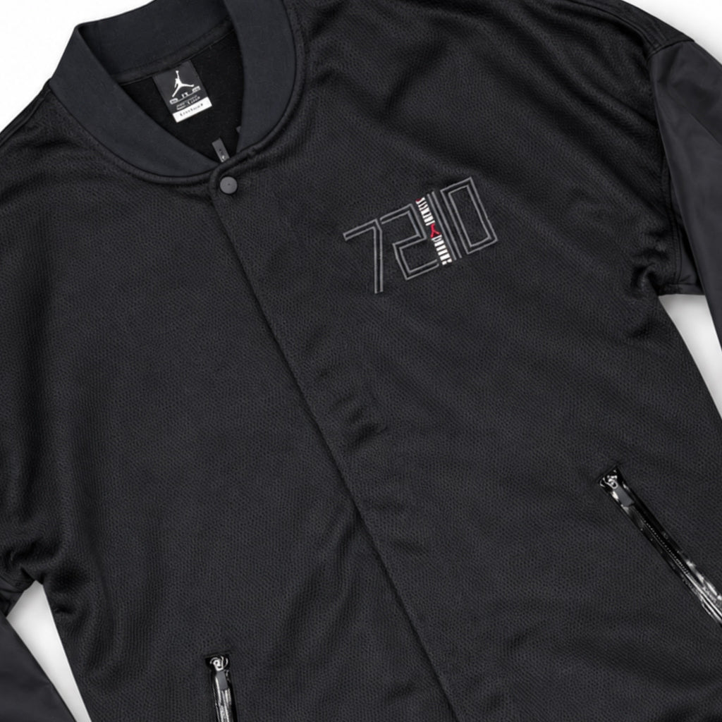 Air Jordan 11 72-10 Varsity Jacket Black 2015 (USED)