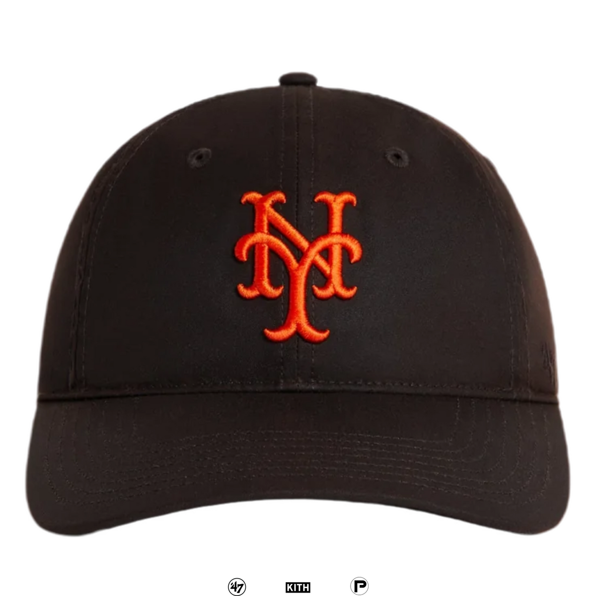Kith & '47 for the MLB New York Mets Waxed Franchise LS Fitted Cap
