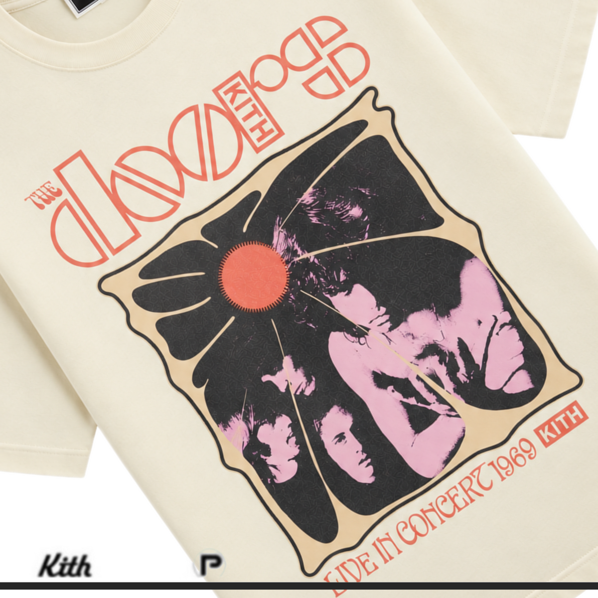 Kith Records for The Doors Live 1969 Vintage Tee Sandrift 2026