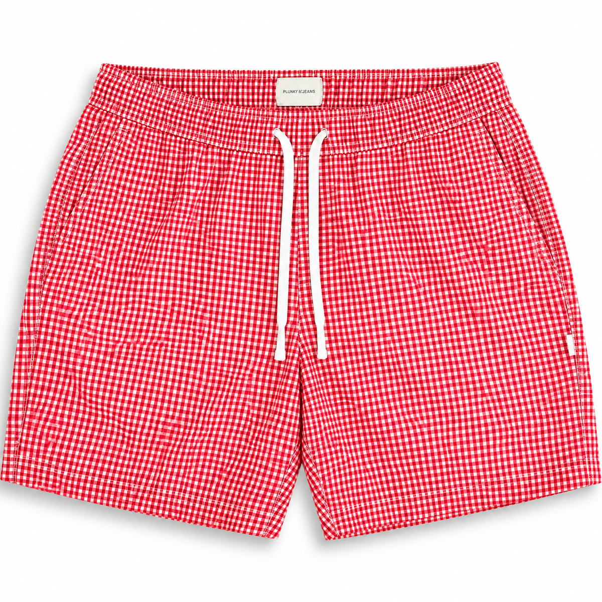 Aime Leon Dore Gingham Plaid Short Red 2016 (USED)