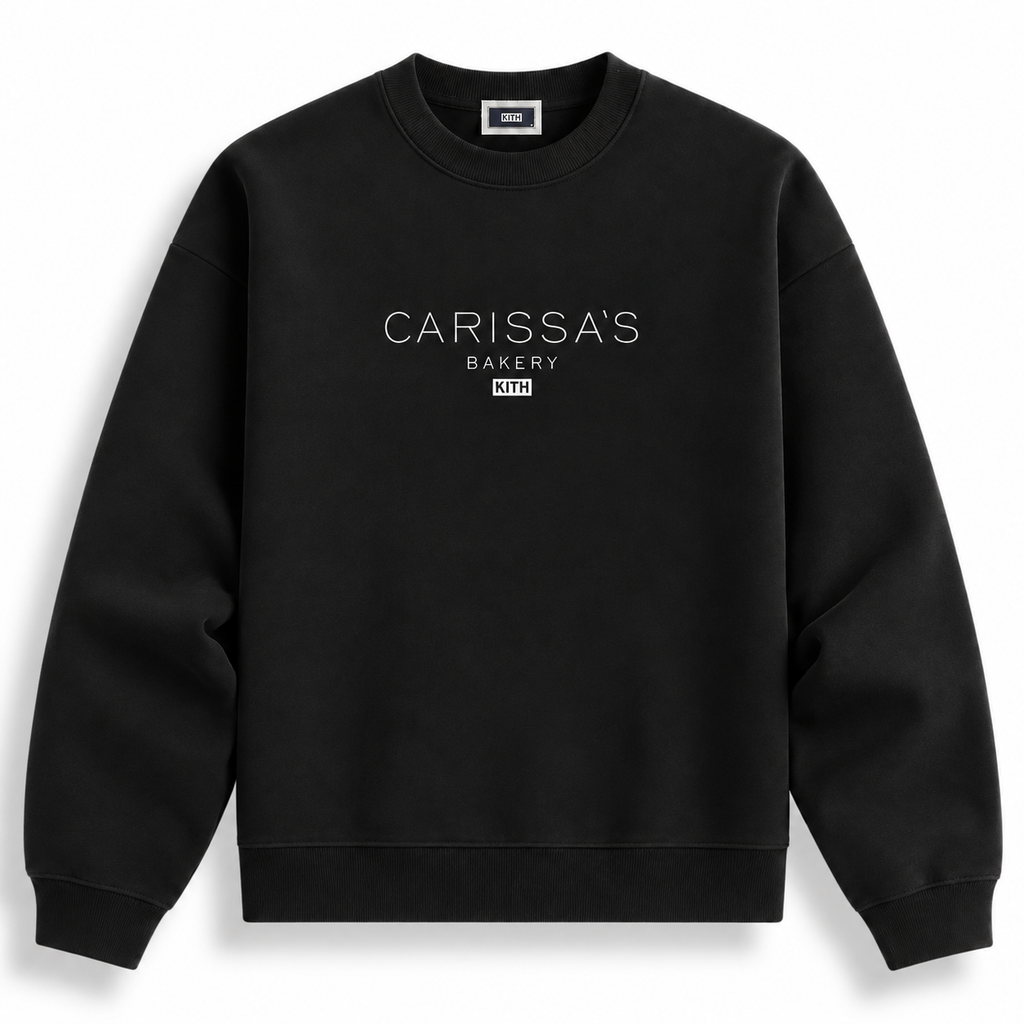 Kith Treats Carissa’s Bakery Nelson Crewneck Black 2024