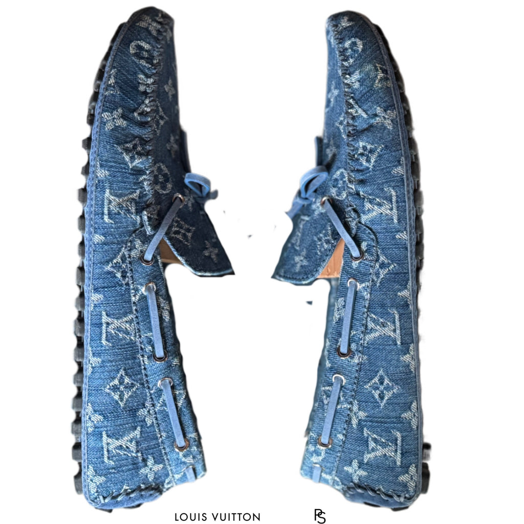 Louis Vuitton Denim Monogram Arizona Moccasin 2019 (USED)