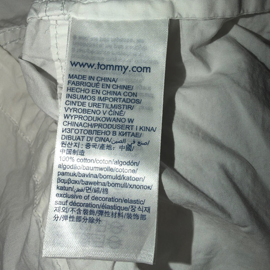 Kith x Tommy Hilfiger Stripe Woven Pullover Jacket White Grey 2019 (USED)