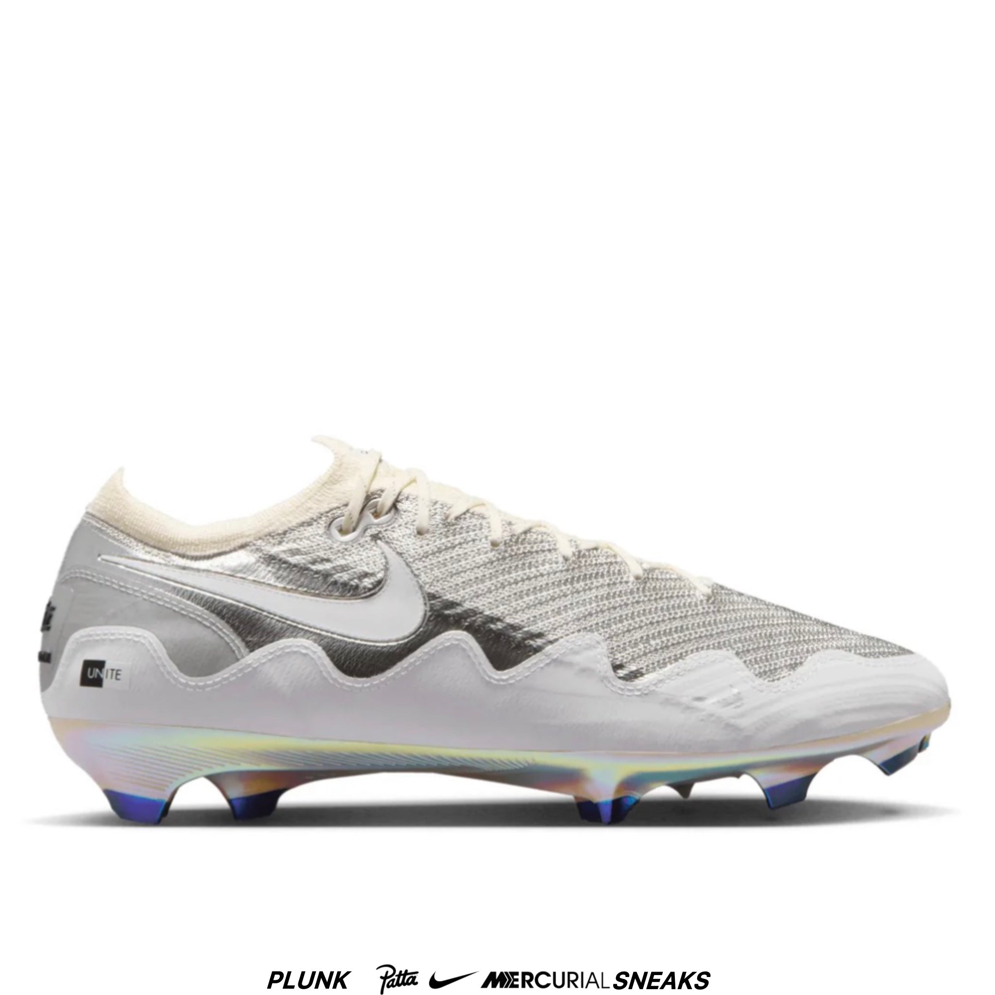 Patta x Nike Mercurial Vapor 16 Elite Chrome Black White