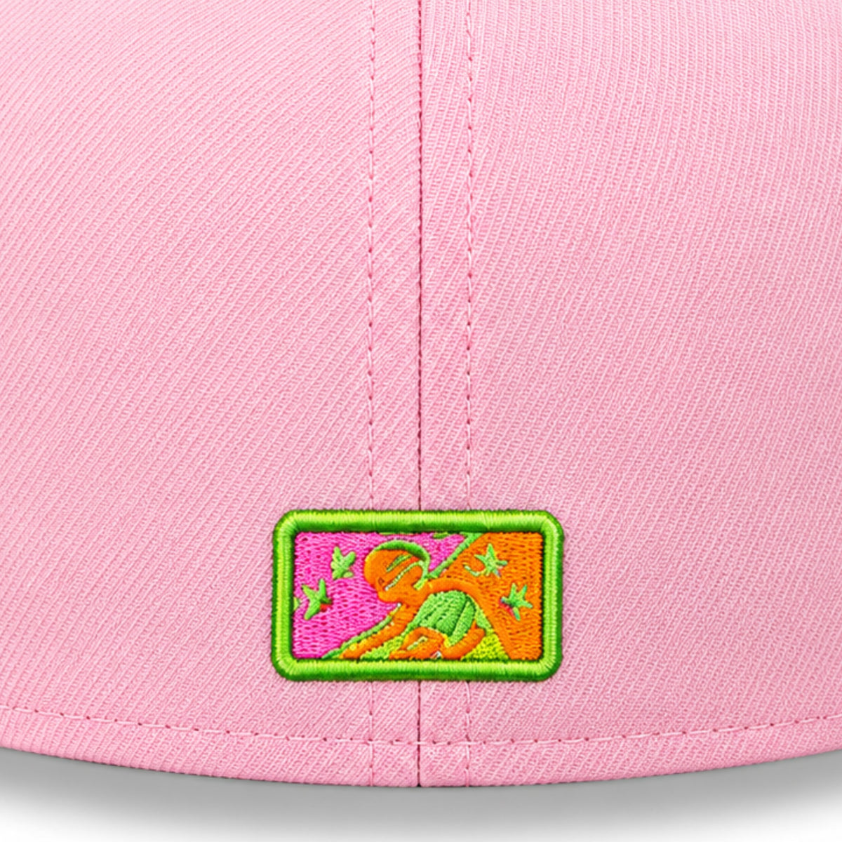 New Era MiLB Corpus Christi Hooks Rusty Hook 59FIFTY Sherbet Collection Fitted Hat Pink Tan 2022