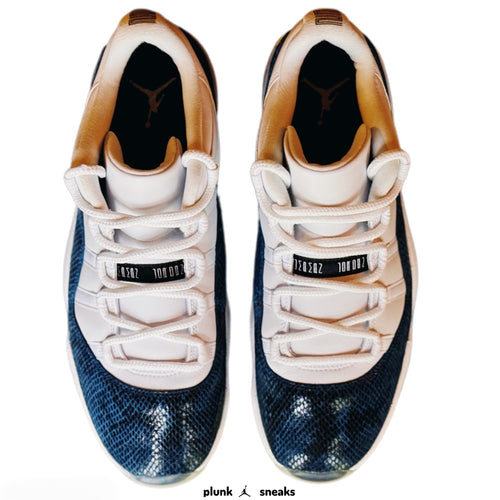 Air Jordan 11 Retro Low Navy Snakeskin 2019 (USED)