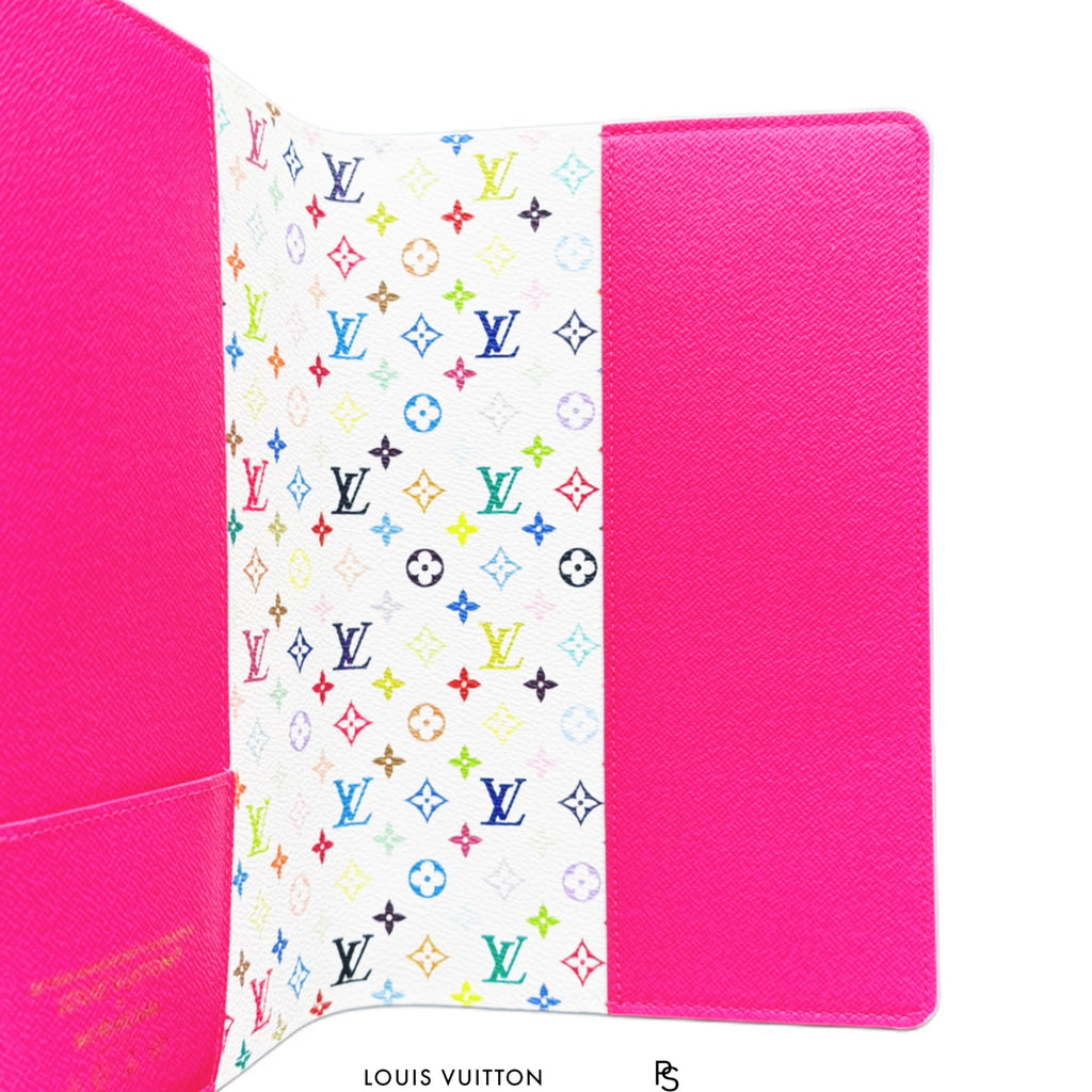 Louis Vuitton x Takashi Murakami Monogram Multicolor Emily Notebook Cover 2025 (USED)