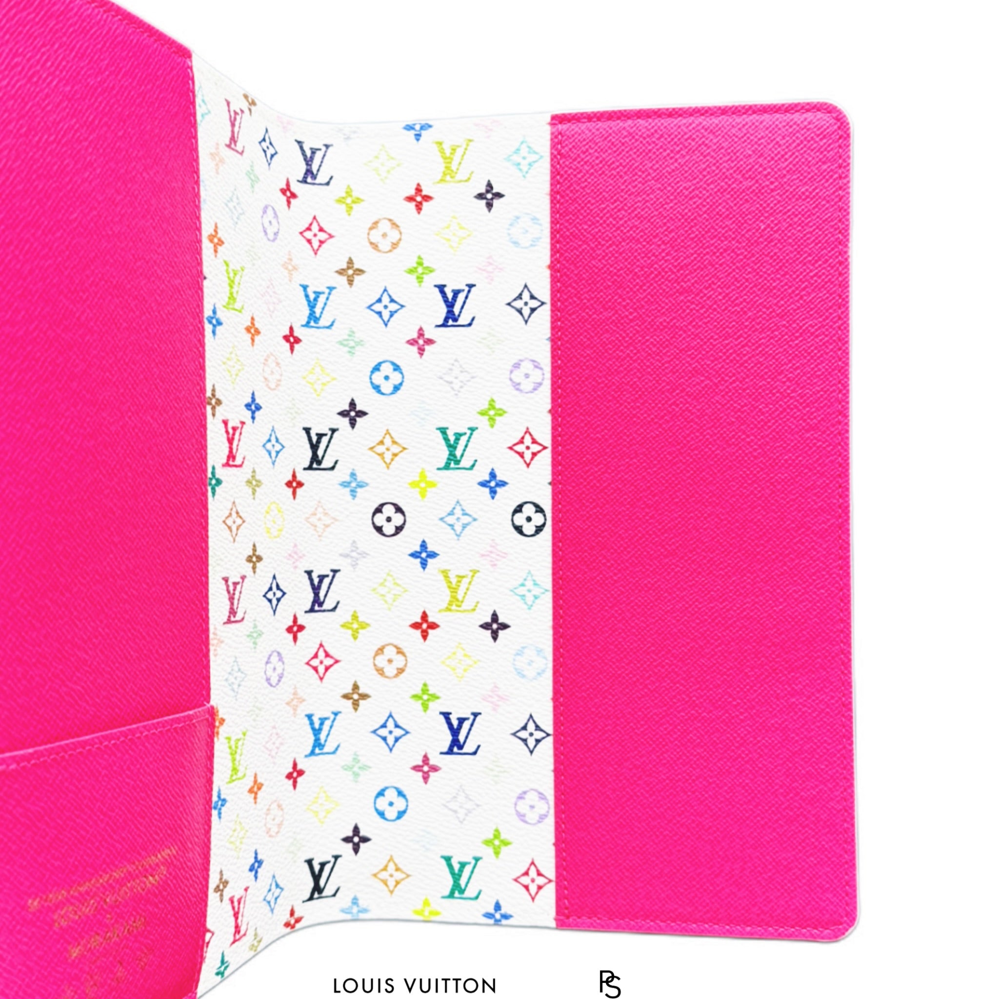 Louis Vuitton x Takashi Murakami Monogram Multicolor Emily Notebook Cover 2025 (USED)