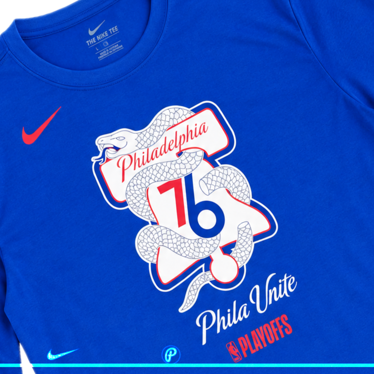 Nike Dri-Fit Philadelphia 76ers 2019 NBA Playoff Long Sleeve Tee (USED)