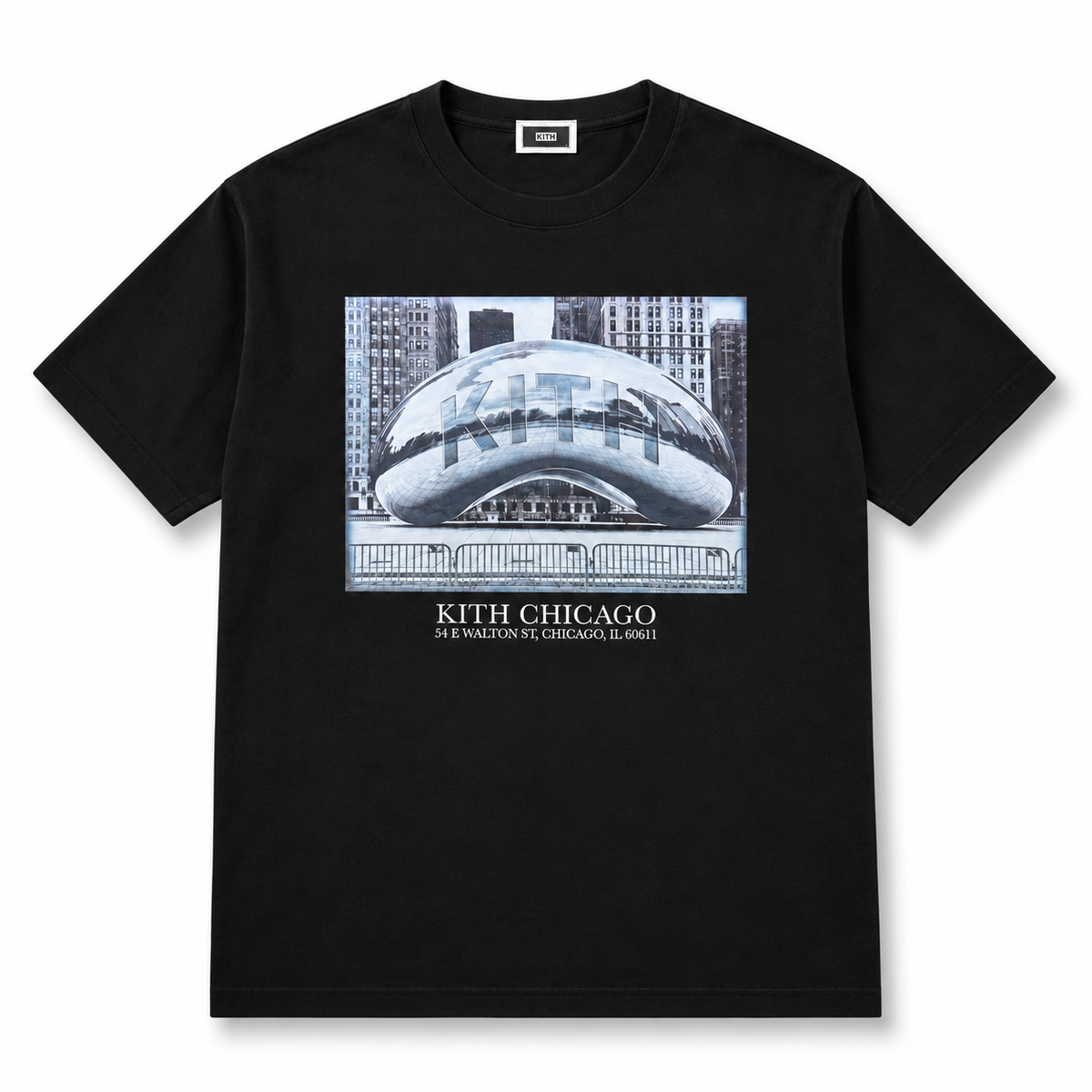 Kith Chicago The Bean Vintage Tee Black | Store Exclusive 2026
