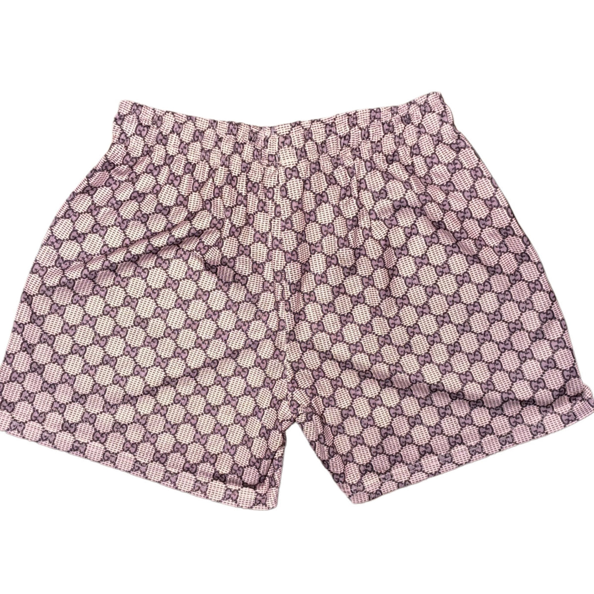 Bravest Studios Gucci-Inspired Mesh Monogram Shorts Rose 2020 (USED)