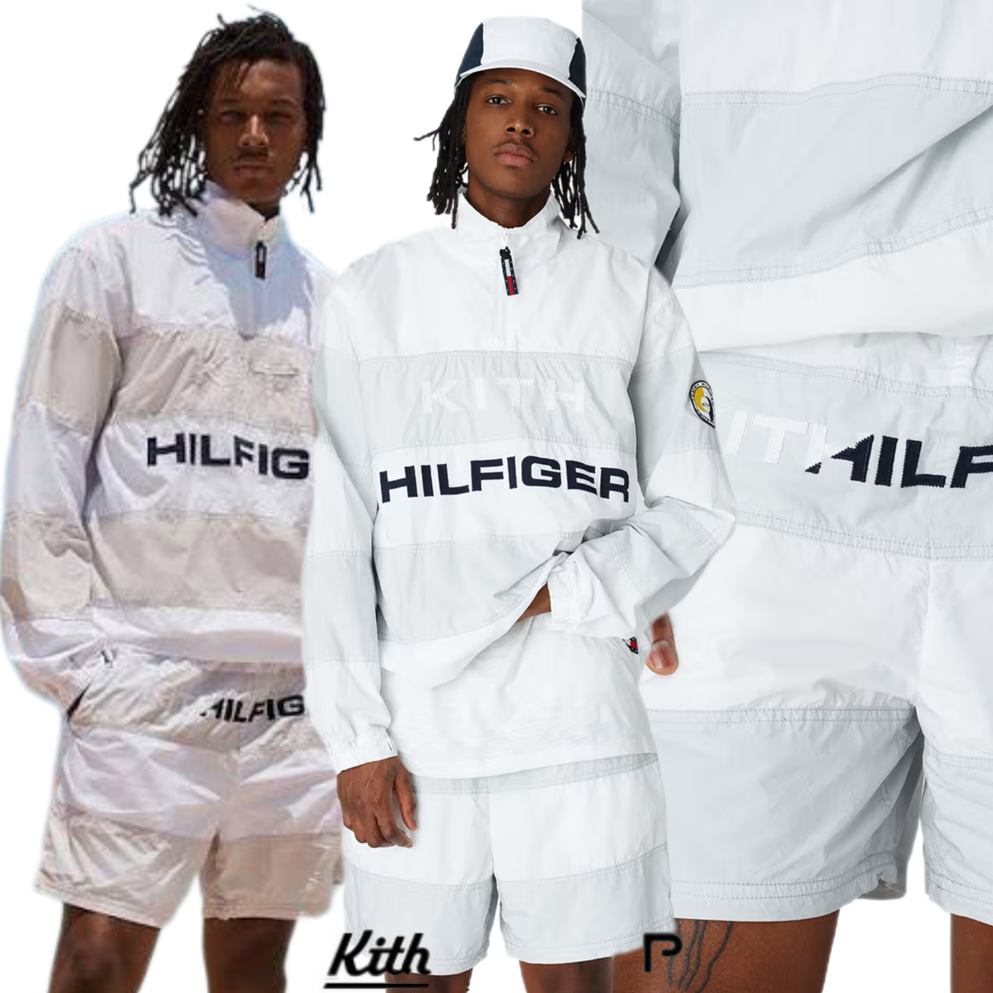 Kith x Tommy Hilfiger Stripe Woven Shorts 2019 (USED)