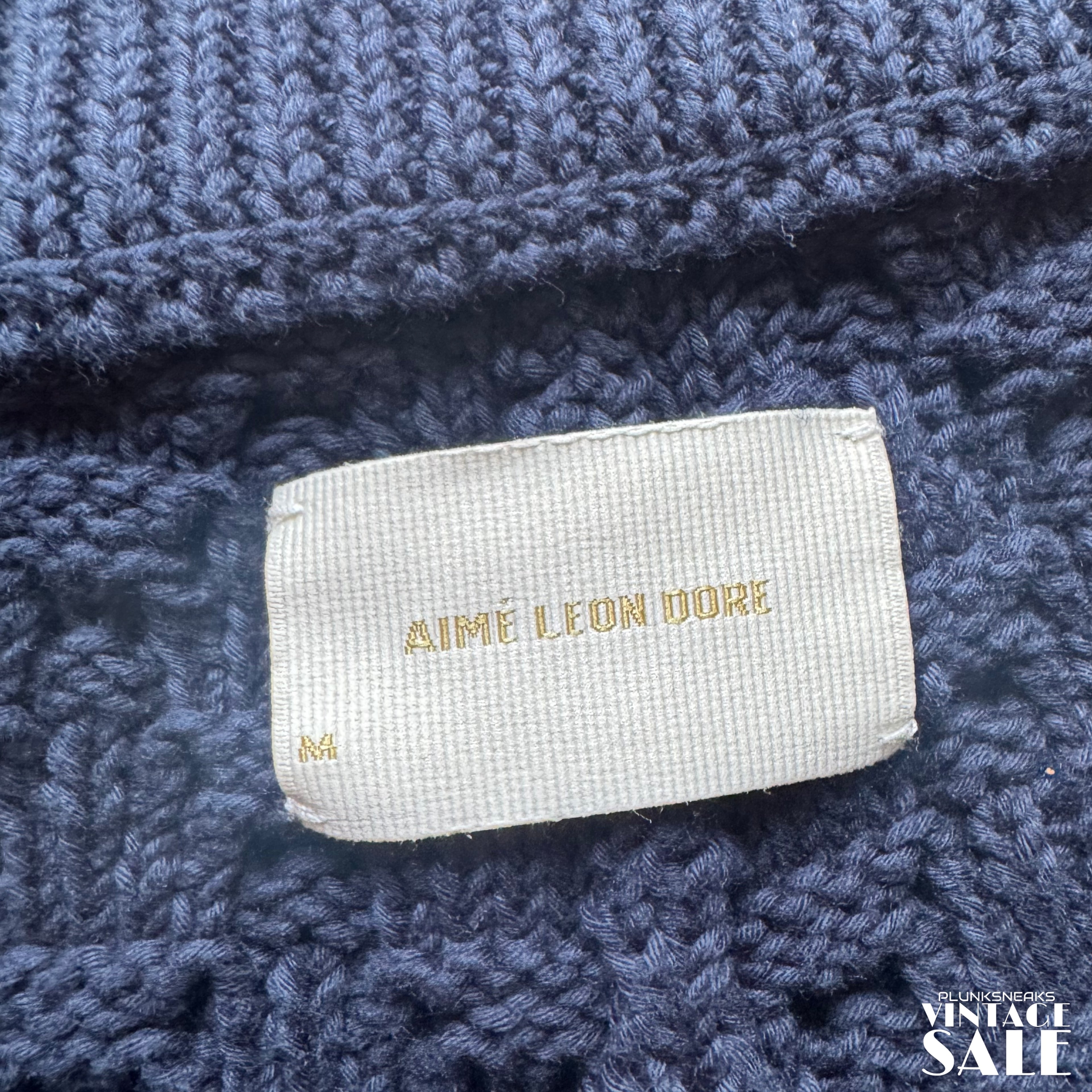 Aimé Leon Dore Cotton Eyelet Knit Short Navy 2023 (USED)