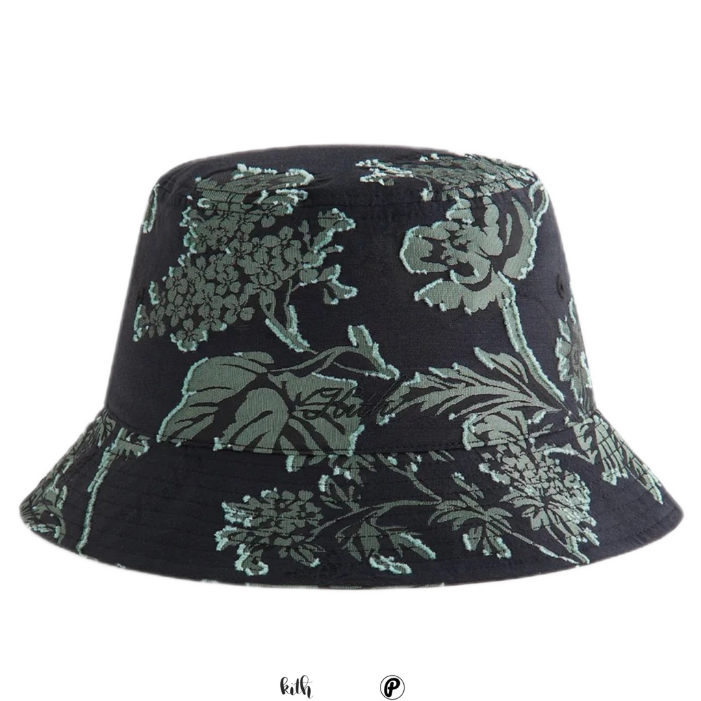 Kith for Needles Clip Jacquard Dawson Bucket Hat Black 2026