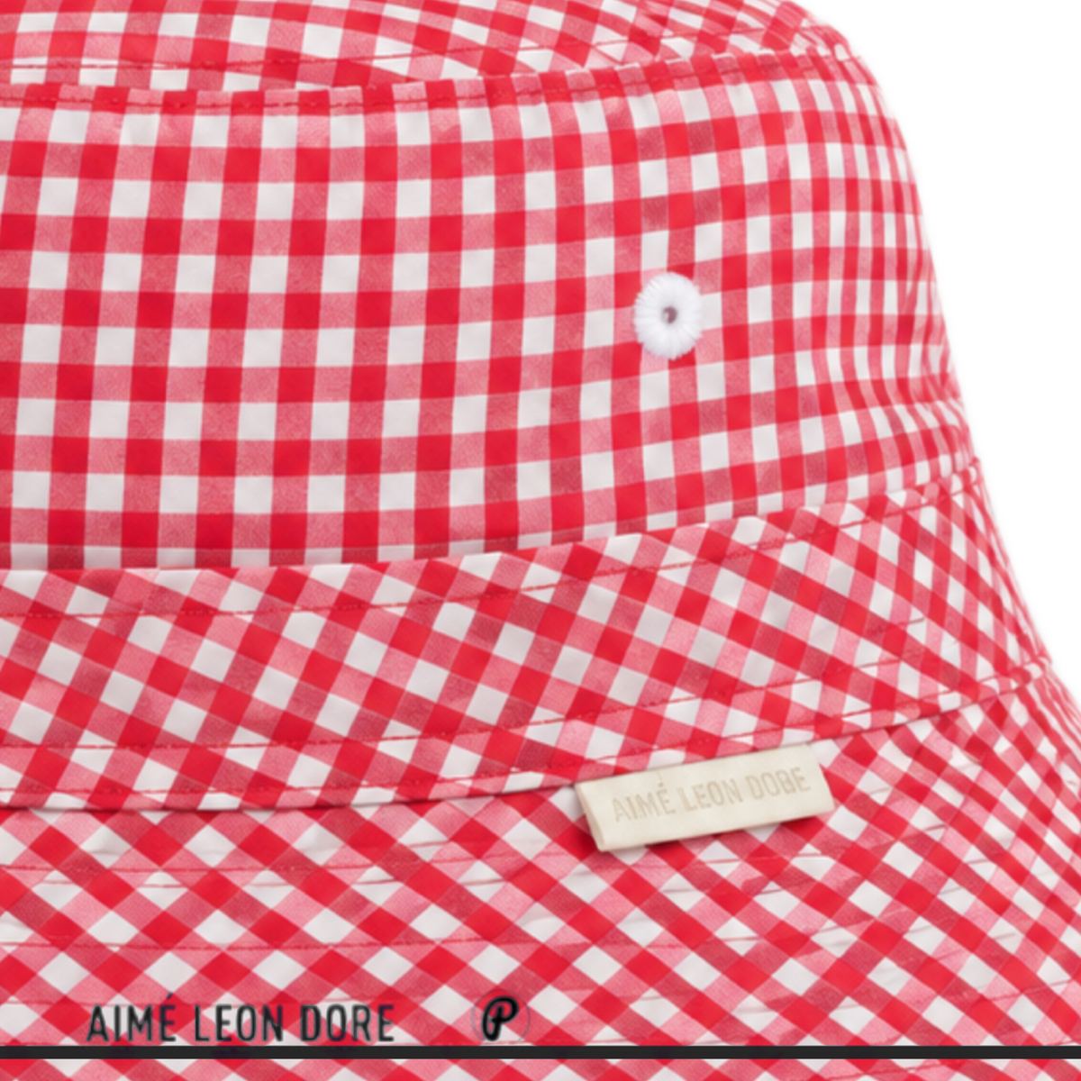 Aime Leon Dore Gingham Plaid Bucket Hat 2016 (USED)
