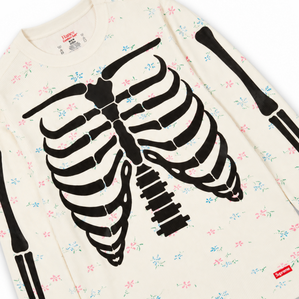 Supreme Hanes Bones Thermal Top Floral 2025