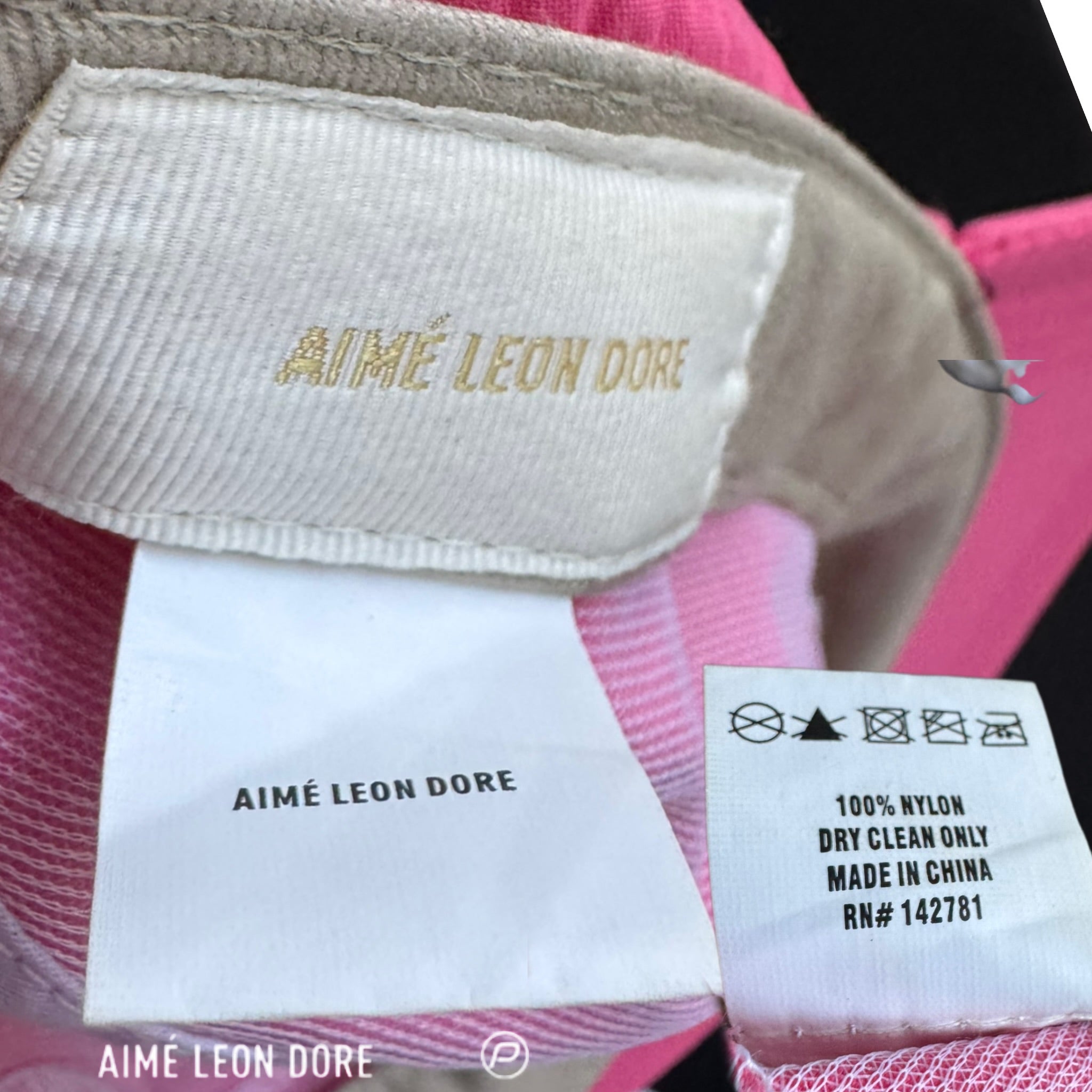 Aimé Leon Dore Nylon Aime Sport Cap Cerise Pink 2019 (USED)