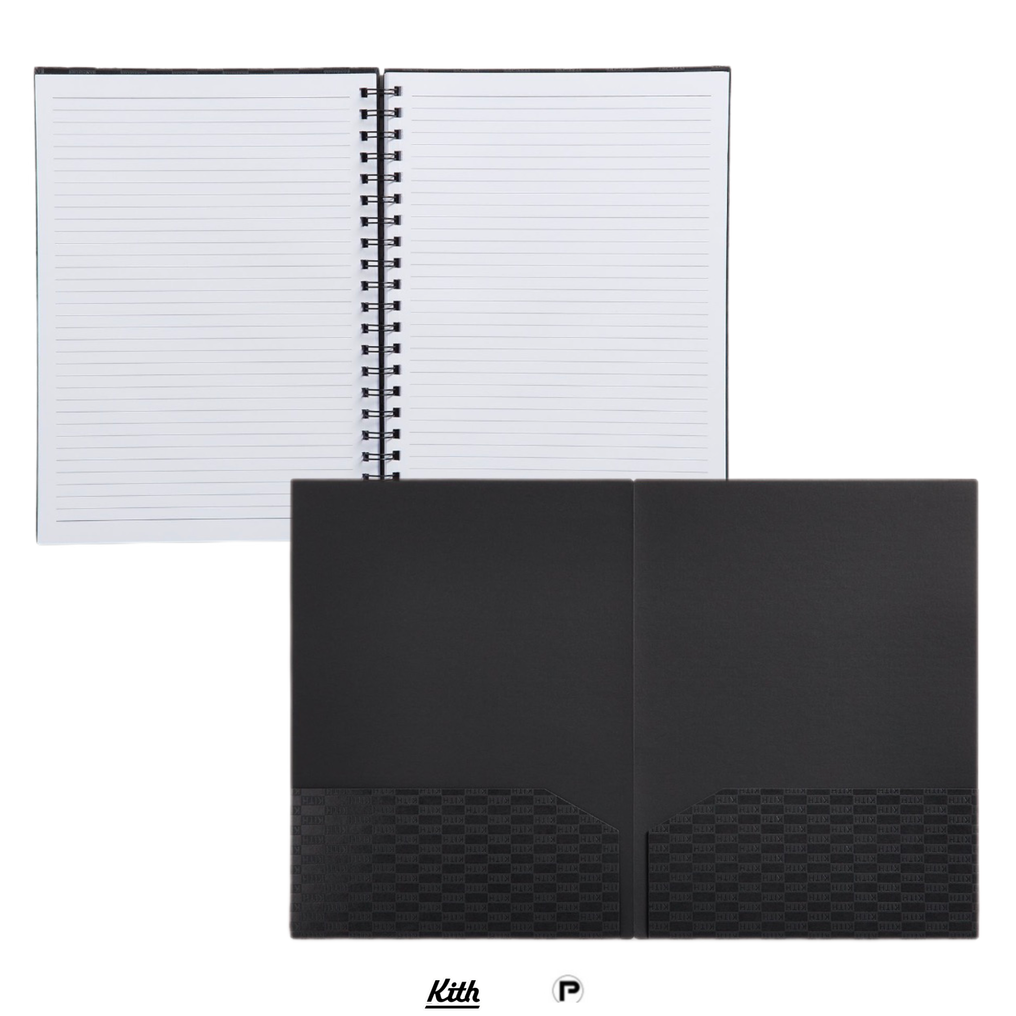 Kith Kids Back to School Notebook Folder Box Set Black