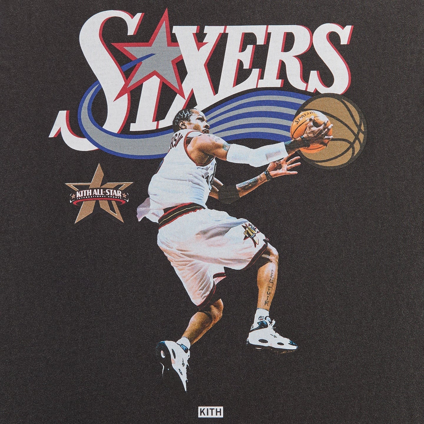 Kith for NBA All-Star Philadelphia 76ers Allen Iverson Vintage Tee